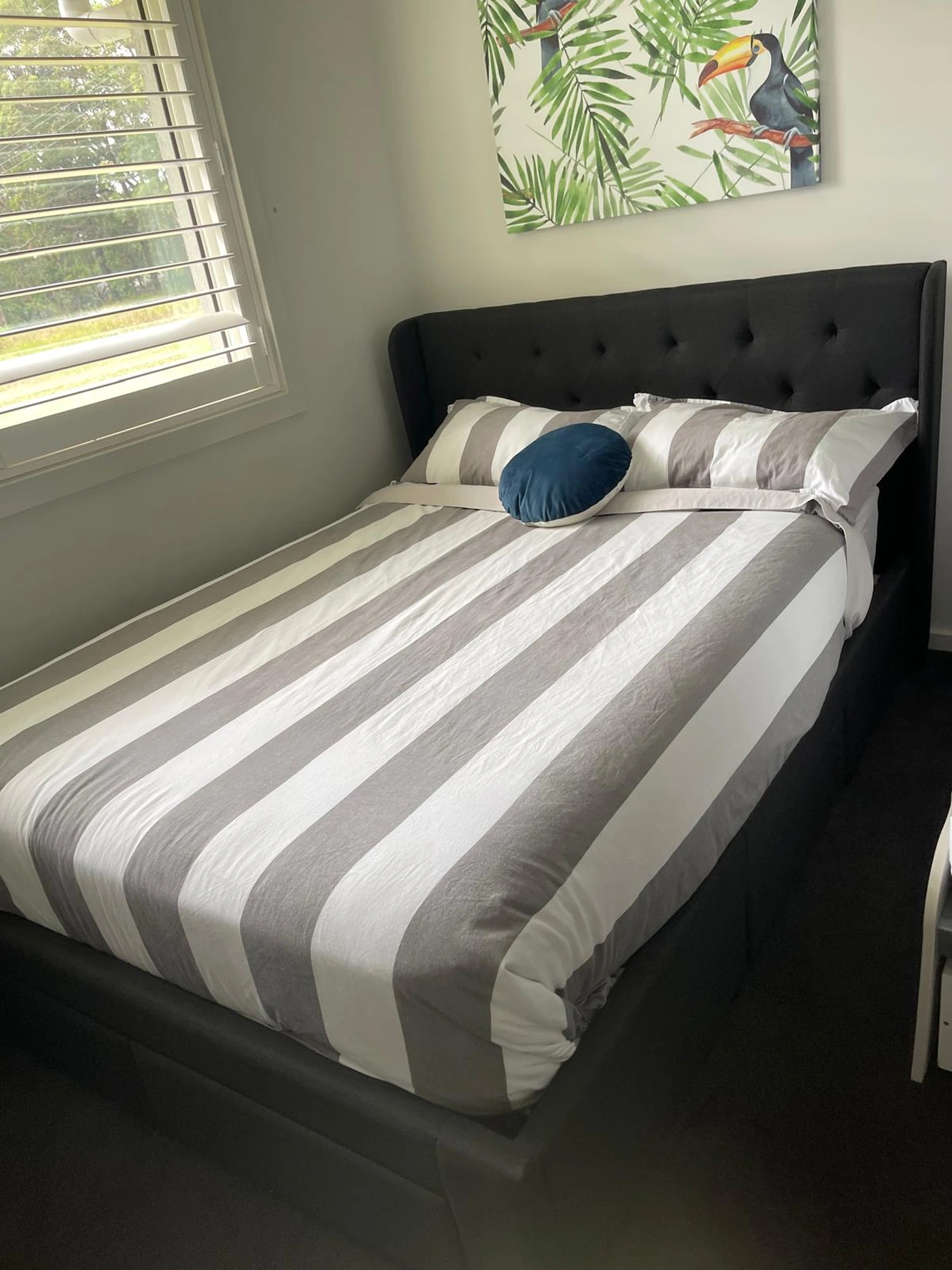 Guest-ready bedroom after Starshine cleaning